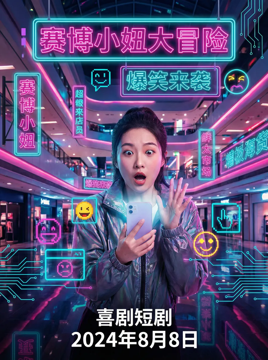 semmav.info 色妹妹影院 搞笑喜剧短剧 - 赛博小妞大冒险海报